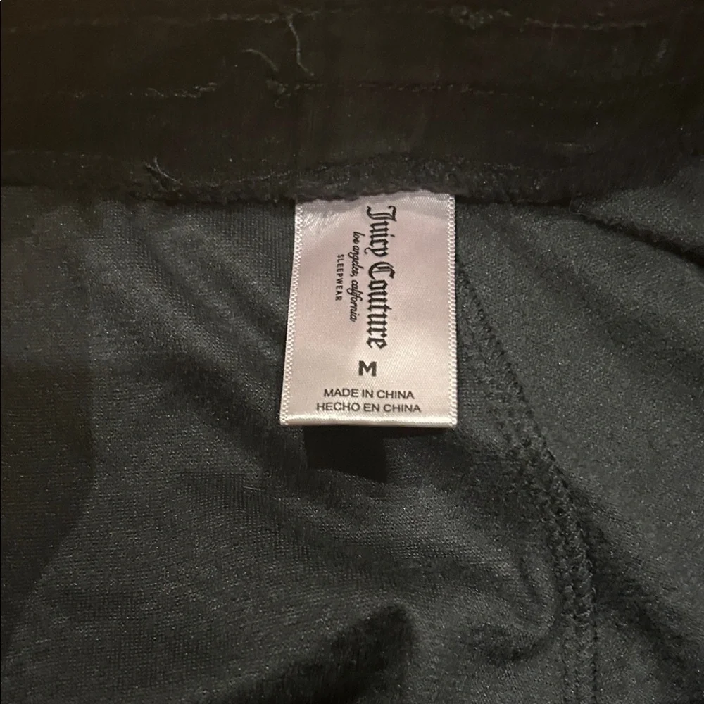 Juicy Couture Black Velour Rhinestone Set - Picture 5 of 5